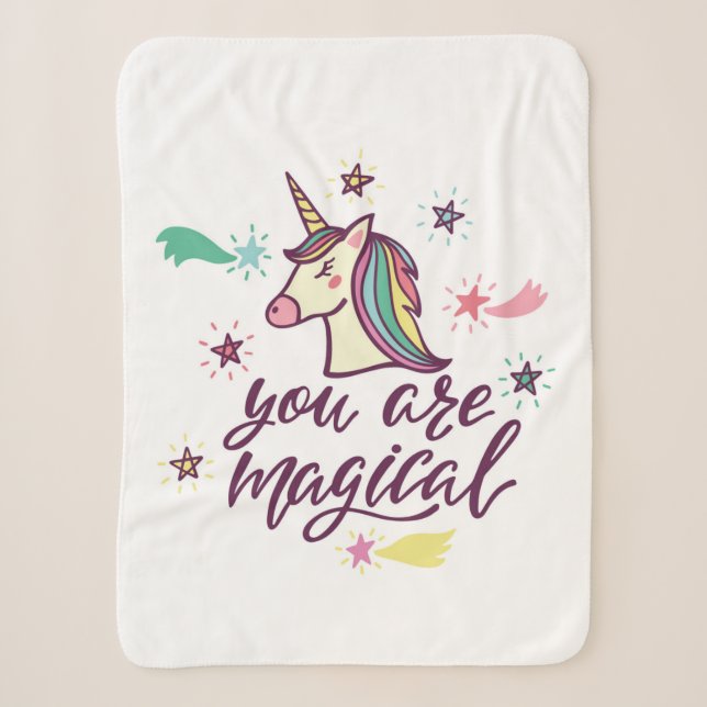 You Are Magical Sherpa Blanket (Front)