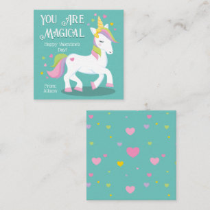 You Are Magical Unicorn Classroom Valentine's Day Card
