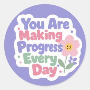 You Are Making Progress Teacher Reward Stickers