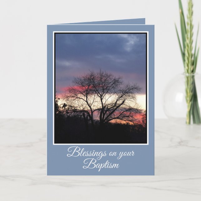 You Are Mine Adult Baptism Card (Front)