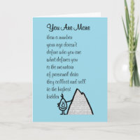 You Are More, A Funny Happy Birthday Poem