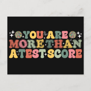 You Are More Than A Test Score Holiday Postcard