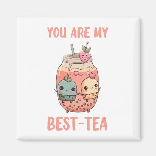 You are my best-tea kawaii boba bubble pearl tea magnet