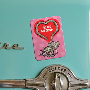 You Are My Catnip Funny Valentine's Cat Cartoon Magnet