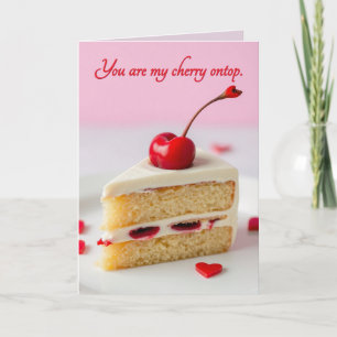 You Are My Cherry Ontop Valentine's Day Card