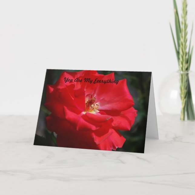 You are my everything thank you card (Front)