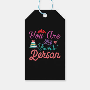 You are My Favorite Person Valentine Gift Tags