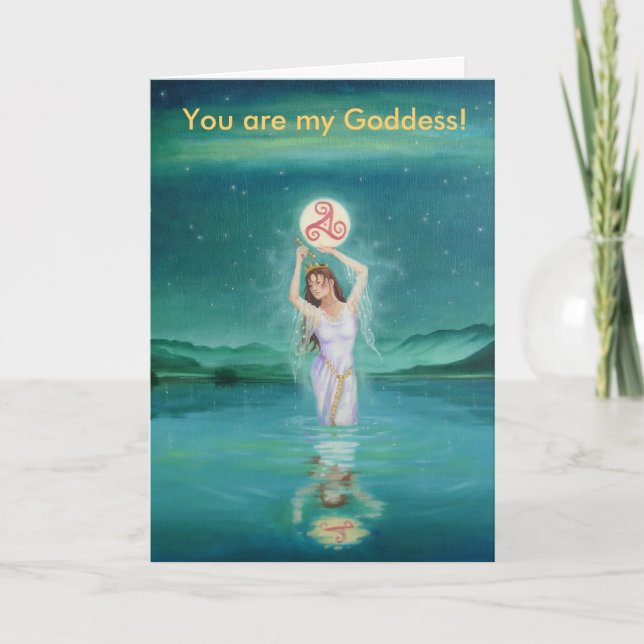 You are my Goddess! Card (Front)