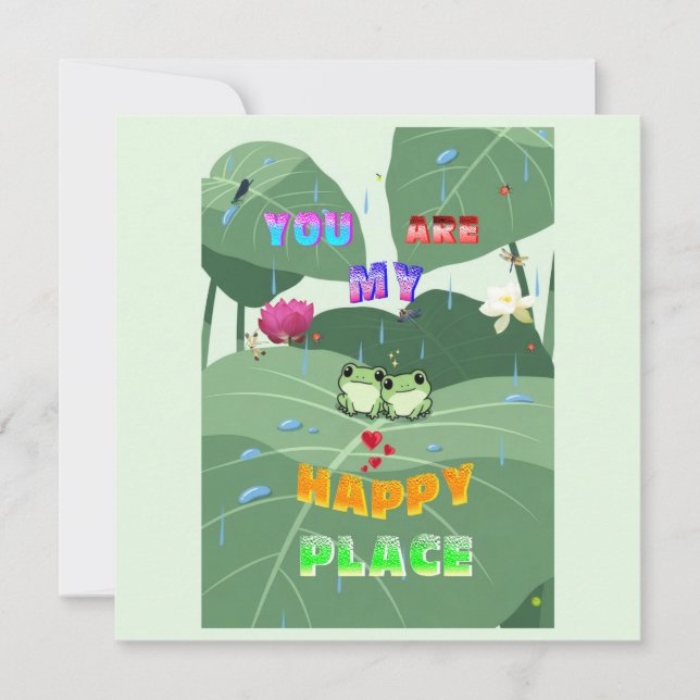 You Are My Happy Place Card (Front)