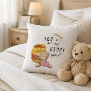 "You are my happy place!" Cushion