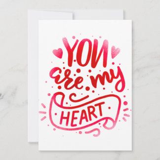 "You Are My Heart: A Card of Love"