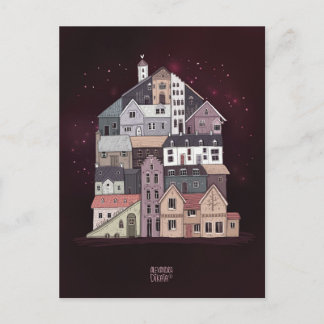 You are my home by Alexandra Dikaia Love Holiday Postcard