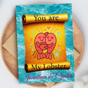 You are My Lobster forever  Card