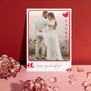 You Are My Love Photo Valentines day Card