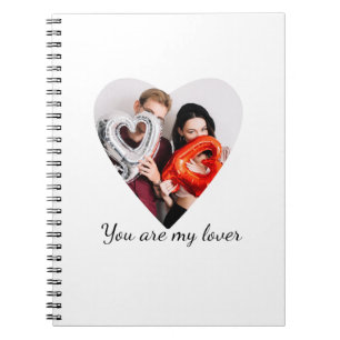 You Are My Lover – Romantic Heart Design Notebook