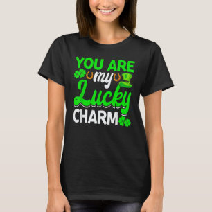 You Are My Lucky Charm Shamrock St Patrick's Day L T-Shirt