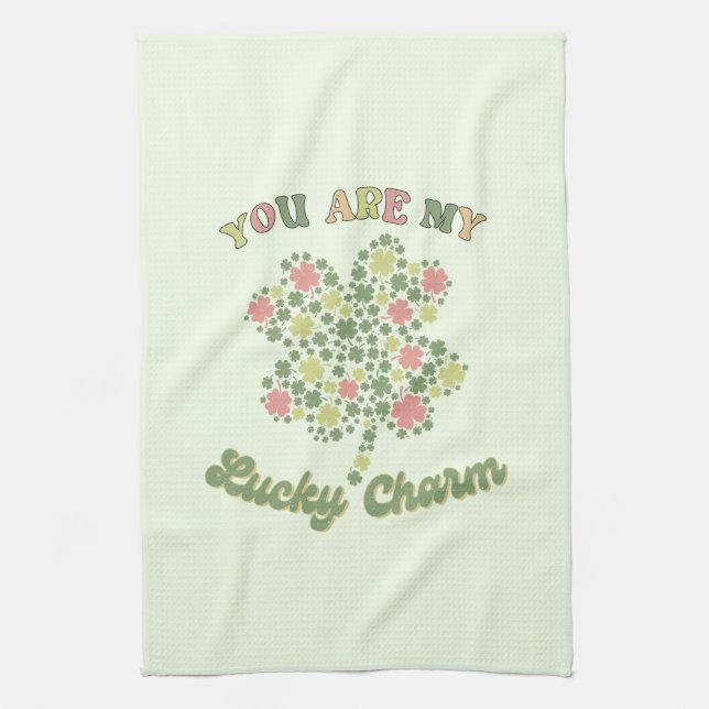 You Are My Lucky Charm Tea Towel (Vertical)