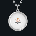 You Are My Magic, Mum – Mother’s Day Gift Tote Bag Silver Plated Necklace<br><div class="desc">Celebrate Mum with this heartwarming “You Are My Magic, Mum” design — a perfect Mother’s Day gift from kids to their magical moms. Featuring a whimsical, fantasy-inspired illustration and a sweet message, this design captures the bond between mother and child in a way that's both emotional and enchanting. Ideal for...</div>