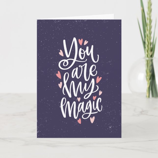 You Are My Magic Valentine's Day Card (Front)