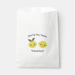 You are My Main Squeeze lemons Favour Bags