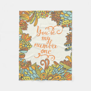 You Are My Number One Fleece Blanket