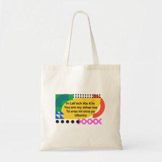 You are my other me multilingual tote bag