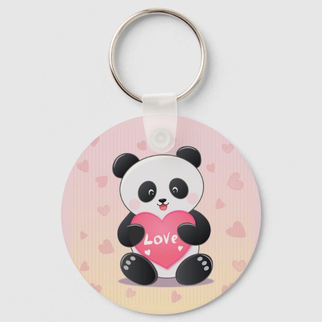 You Are My Panda-mic Love Key Ring (Front)