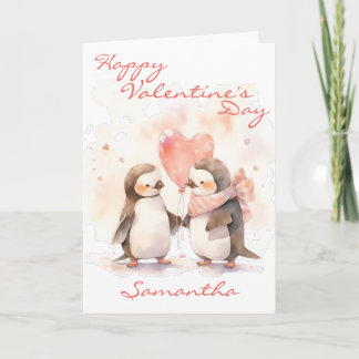 You are my Penguin Cute Valentine's Day Card
