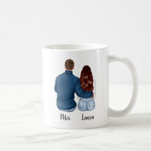 You are my person | Couple mug | Brunette hair