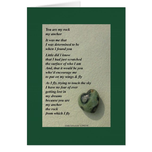 You Are My Rock... (Front)