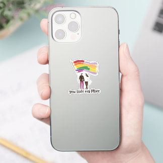 You Are My Safe Place – LGBTQ Pride Love Sticker