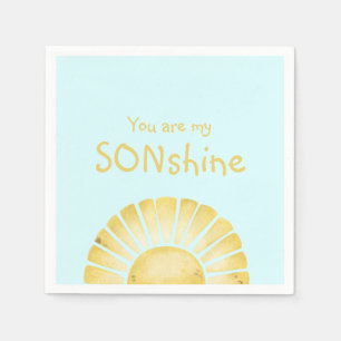 You are my Sonshine baby shower Napkin