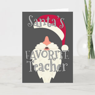 YOU ARE MY SPECIAL TEACHER "CHRISTMAS WISHES" CARD