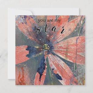 You are my star holiday card