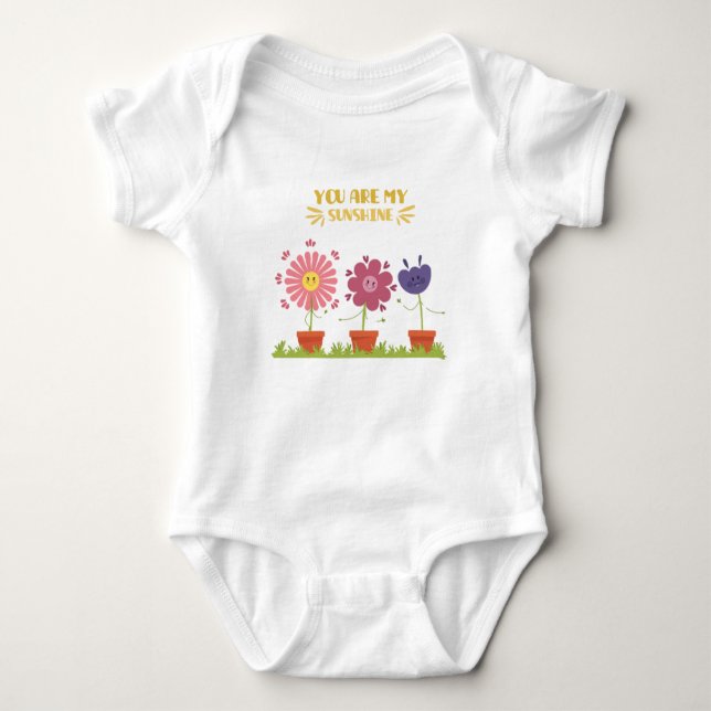 You Are My Sunshine Baby Bodysuit (Front)