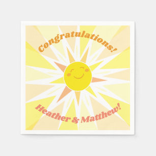 You are my Sunshine Baby Shower  Napkin