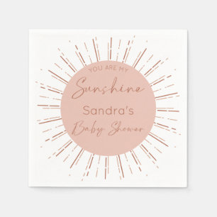 You Are My Sunshine Baby Shower Napkin