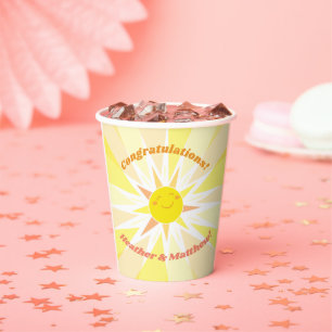 You are my Sunshine Baby Shower Paper Cups
