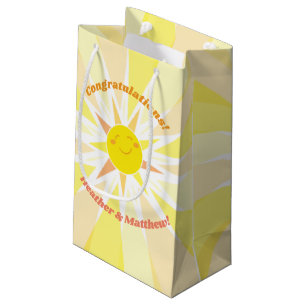 You are my Sunshine Baby Shower Small Gift Bag