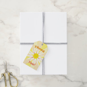 You are my Sunshine Baby Shower Thank You Gift Tags