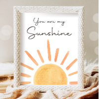 You Are My Sunshine Boho Little Sunshine Birthday