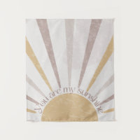 You are my sunshine boho sun tapestry