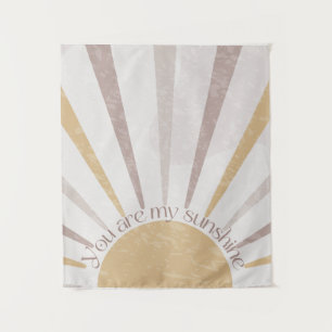You are my sunshine boho sun tapestry