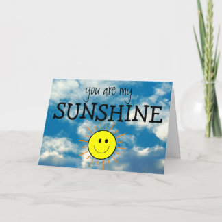 You are my Sunshine Card