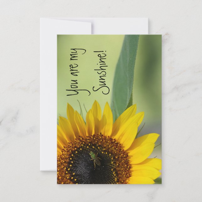 You are my Sunshine card (Front)