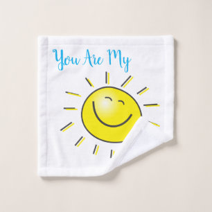 You Are My Sunshine Cheerful Wash Cloth