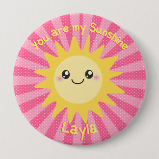 You are my Sunshine cute sun 10 Cm Round Badge