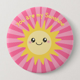 You are my Sunshine cute sun 10 Cm Round Badge