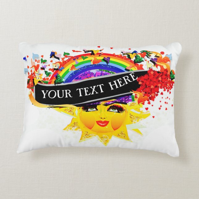 YOU ARE MY SUNSHINE DECORATIVE CUSHION (Back)
