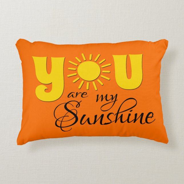 You are my sunshine decorative cushion (Front)